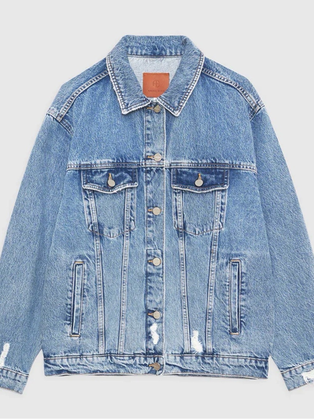 ANINE BING Rory Jacket – oversized vintage denim jacket. Size S - Picture 3 of 10